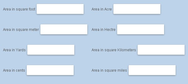 geographical area finder area results